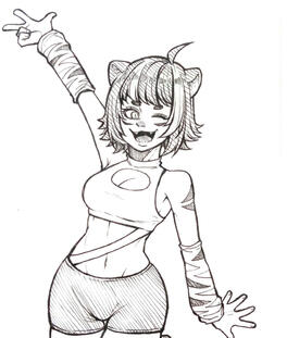[B&W] HALF-BODY