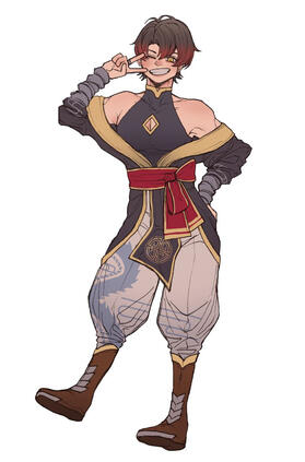 FLAT-COLOR FULL-BODY